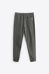 ZARA-SLIM FIT JOGGER PANTS | MID GRAY