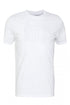 GUESS MEN SHORT SLEEVE BASIC VELVET APPLIQUE LOGO TEE | WHITE