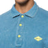 REPLAY - DYYED C0TT0N PIQUET SHORT SLEEVE POLO | LIGHT BLUE