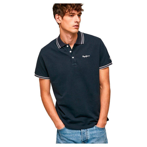 PEPE JEANS JET COTTON POLO | NAVY BLUE