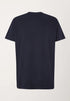 S.OLIVER SLIM FIT T-SHIRT WITH TEXT | NAVY BLUE