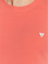 GUESS ORGANIC COTTON SUPER SLIM FIT T-SHIRT | RED