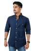 RALPH LAUREN CASUAL SLIM FIT-SHIRT | NAVY BLUE