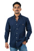 RALPH LAUREN CASUAL SLIM FIT-SHIRT | NAVY BLUE