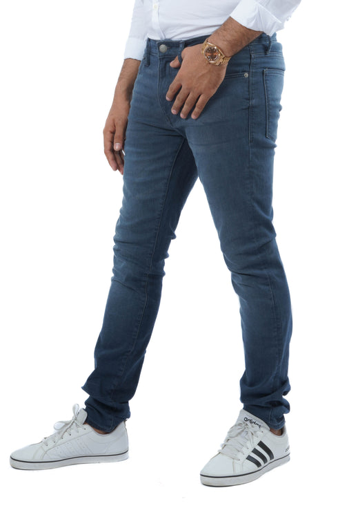 C&A MENS SKINNY JEANS-DARK GREY
