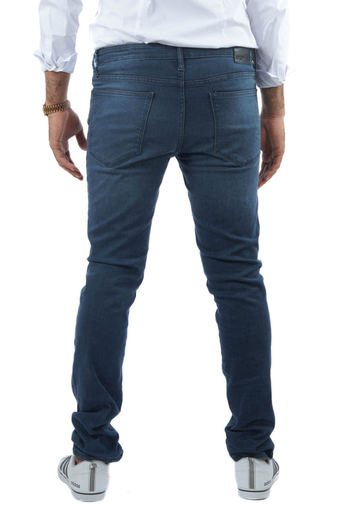 C&A MENS SKINNY JEANS-DARK GREY
