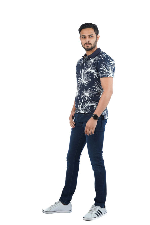 C&A MENS SKINNY JEANS-DARK BLUE