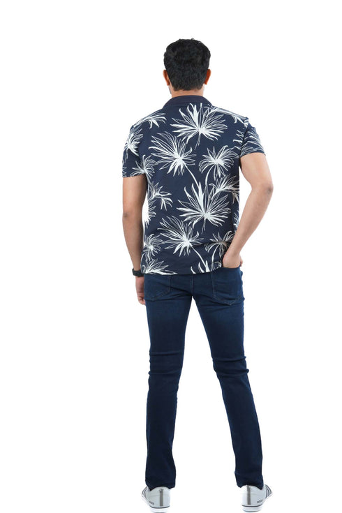 C&A MENS SKINNY JEANS-DARK BLUE