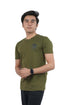 DIESEL CREW NECK FLEXIBLE T-SHIRT | DARK GREEN