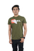 DIESEL COTTON FOLDED LOGO T-SHIRT | GREEN