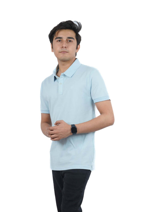 CELIO TEONE POLO SHIRT | SKY BLUE