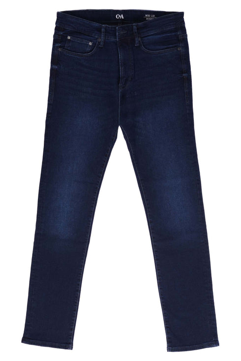 C&A MENS SKINNY JEANS-DARK BLUE