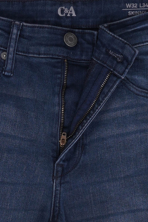 C&A MENS SKINNY JEANS-DARK GREY
