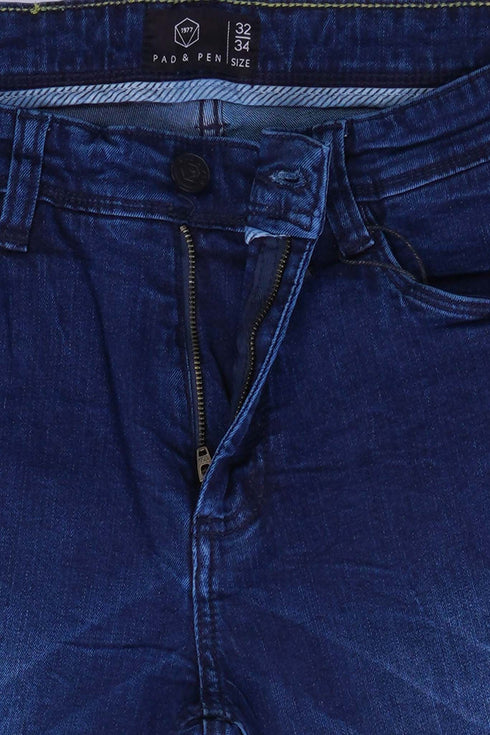 PAD & PEN REGULAR FIT JEANS-MENS | DENIM BLUE