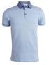 NEXT CLASSIC COMFORT FIT FIGURED POLO SHIRT | SKY BLUE