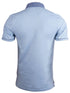 NEXT CLASSIC COMFORT FIT FIGURED POLO SHIRT | SKY BLUE