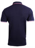 C&A MENS TIPPED POLO SHIRT | DARK BLUE