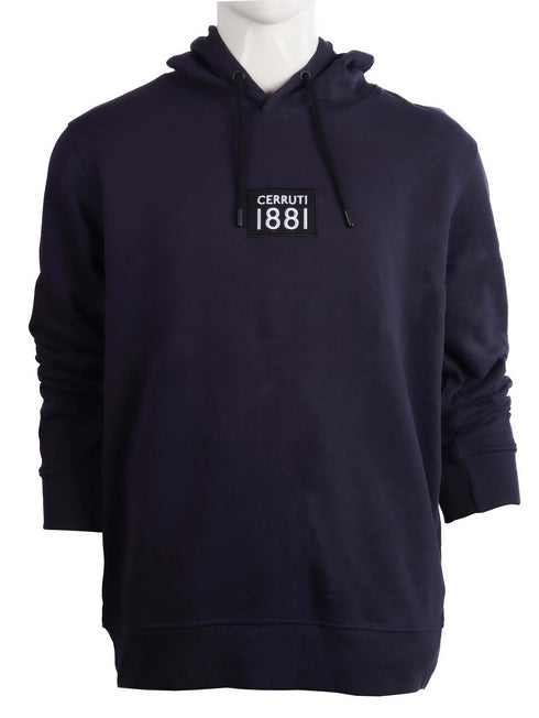 CERRUTI 1881-LOGO HOODIE | DARK BLUE
