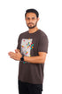 ESPRIT MEN T-SHIRT FRONT PRINT | BROWN