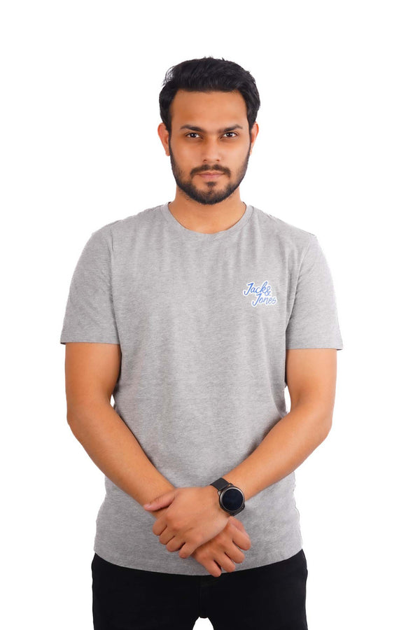 JACK & JONES. MEN T-SHIRT SHARK | GREY