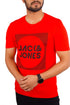 JACK & JONES. -LOGO PRINT-MEN T-SHIRT | RED