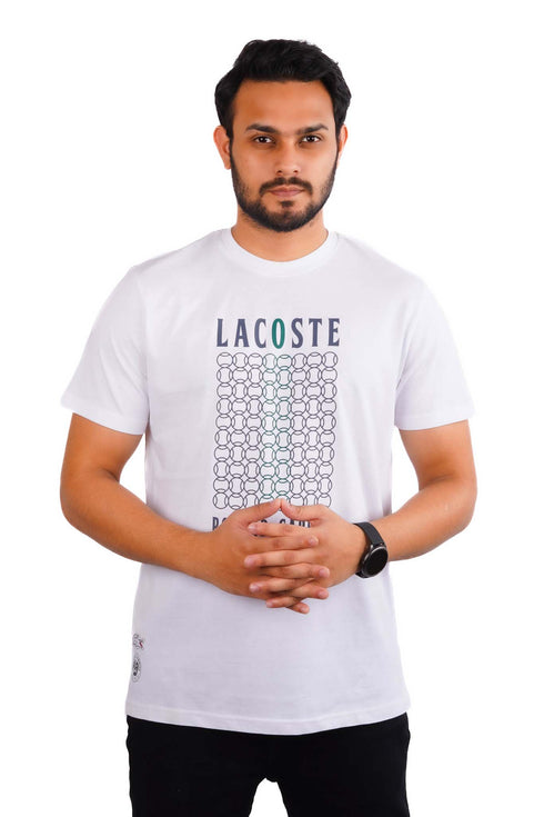 LACOSTE ORI RARE ROLAND GARROS T-SHIRT | WHITE