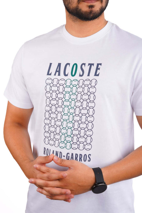 LACOSTE ORI RARE ROLAND GARROS T-SHIRT | WHITE