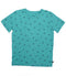 K.I.D.S-BOYS-PRINTED-PURE COTTON T-SHIRT | C GREEN