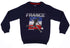 FRANCE SWEATSHIRT WITH VINTAGE FRENCH FLAG SPORTS DESIGN | BLUE