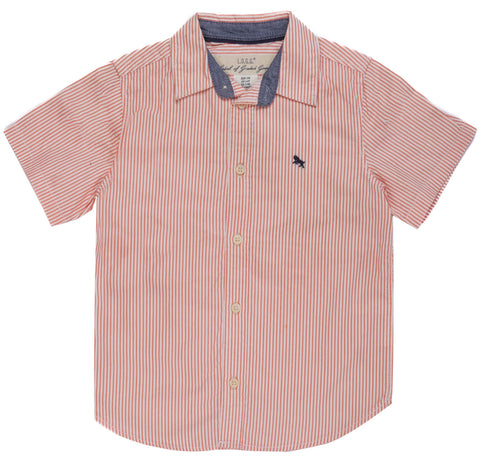 L.O.G.G-KIDS-CASUAL STRIPED-SHIRT | PINK