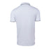 JULES-DOTTED PRINT-RIBBED-SHORT SLEEVE-POLO SHIRT | WHITE