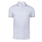 JULES-DOTTED PRINT-RIBBED-SHORT SLEEVE-POLO SHIRT | WHITE