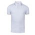 JULES-DOTTED PRINT-RIBBED-SHORT SLEEVE-POLO SHIRT | WHITE