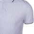 JULES-DOTTED PRINT-RIBBED-SHORT SLEEVE-POLO SHIRT | WHITE