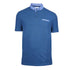 JULES MENS SOLID HALF SLEEVE CONTRAST COLLER POLO | BLUE