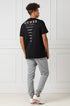 GUESS CLASSIC LOGO-SLIM FIT TEE SHIRT | BLACK