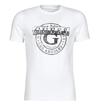 GUESS-ECO SEMYON LOGO-SLIM FIT T SHIRT | White