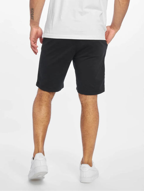 URBAN CLASSICS-MEN-SHORT HOBART STRETCH TWILL | BLACK