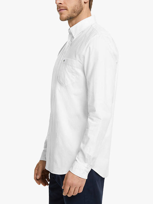 LACOSTE PREMIUM OXFORD SHIRT MEN | WHITE
