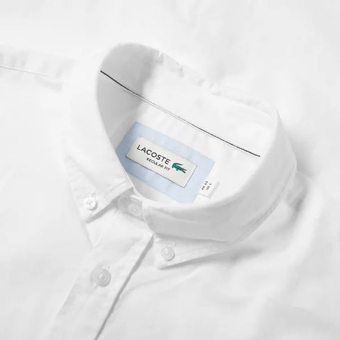 LACOSTE PREMIUM OXFORD SHIRT MEN | WHITE