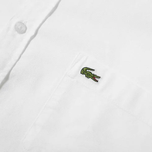 LACOSTE PREMIUM OXFORD SHIRT MEN | WHITE