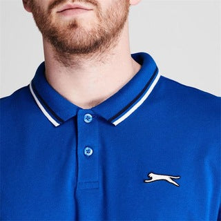 SLAZENGER - MEN'S POLO TIPPED SHIRT | ROYAL BLUE
