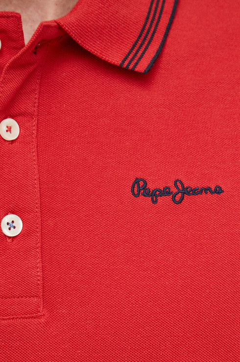 PEPE JEANS JET COTTON POLO | RED – MEN'S PREMIUM POLO SHIRT