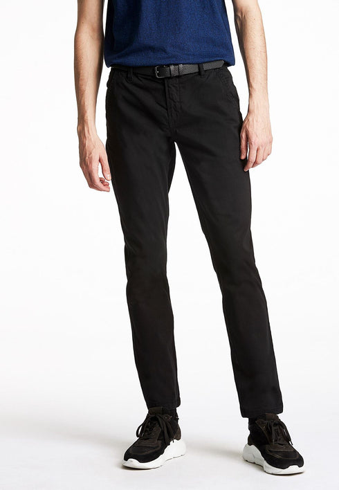 J.LIND CLASSIC MEN CHINOS | BLACK
