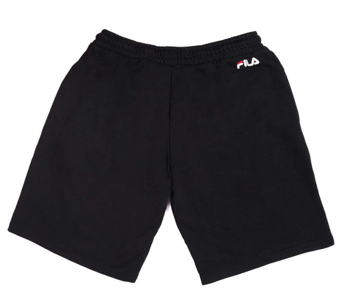 FILA-LOGO WITH STRIPS-MENS SHORTS | BLACK