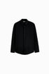 ZARA MENS PREMIUM COTTON SHIRT | BLACK