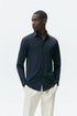 ZARA MENS PREMIUM COTTON SHIRT | NAVY BLUE