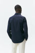 ZARA MENS PREMIUM COTTON SHIRT | NAVY BLUE