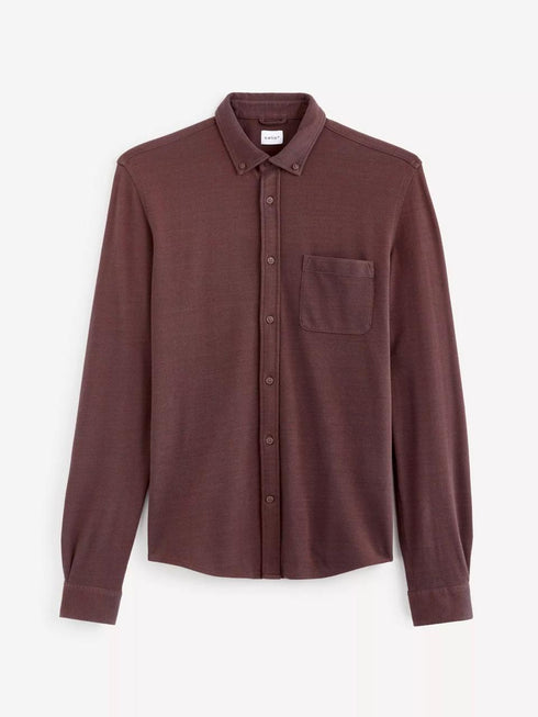 CELIO PERMIUM REGULAR FIT SHIRT | BURGUNDY