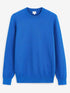 CELIO COTTON-ROUND NECK-SWEATER | BLUE